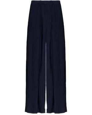 Victoria Beckham Plissierte Hose - Blau