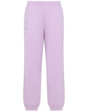 PANGAIA Logo-Print Track Trousers - Purple