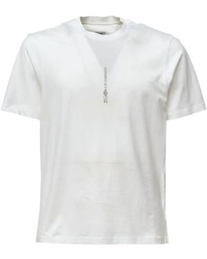 C.P. Company 30/1 Logo-Print Cotton T-Shirt - White