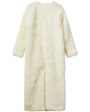 THE GARMENT Hydra Ruffled Longline Coat - White