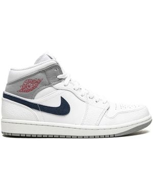 Nike Air Jordan 1 Mid Pi "Paris" Trainers - White