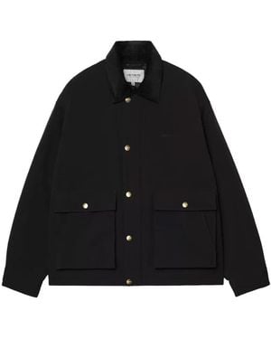 Carhartt Quentin Corduroy-Collar Jacket - Black