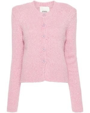 Isabel Marant Cardigan Kathlen Girocollo - Rosa