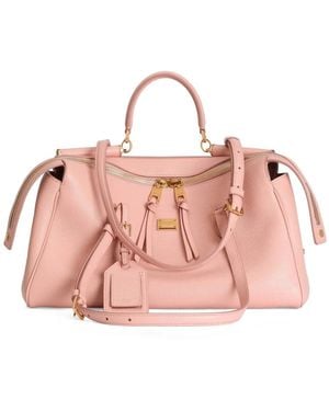 Dolce & Gabbana Medium Vittoria Handbag - Pink