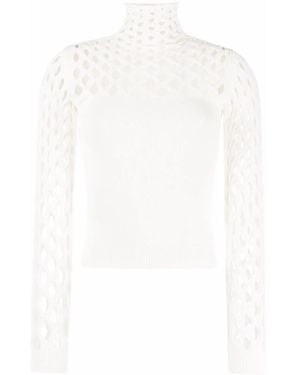 Valentino Garavani Open-Knit Roll-Neck Top - Multicolour