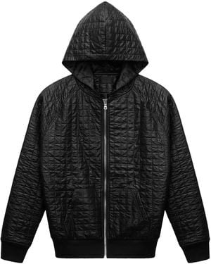 RTA Simon Quilted Hooded Jacket - ブラック