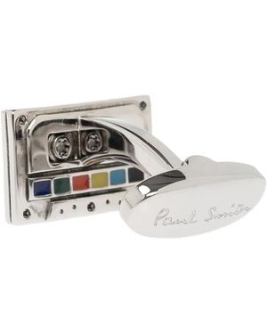Paul Smith Cassette-Tape Cufflinks - White