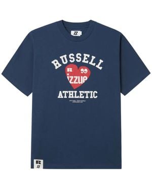 Izzue Print T-Shirt - Blue