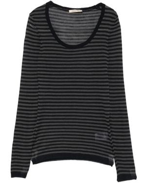Paloma Wool Pull Rayé Garul À Encolure Ronde - Black