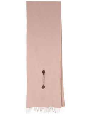 Chloé Chain-Embellished Scarf - Pink