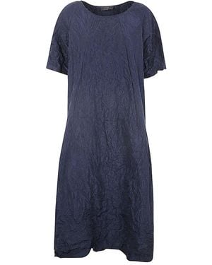 Maria Calderara Creased Dress - Blue