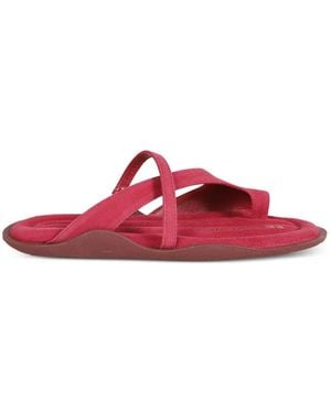 Gia Borghini Riley Flat Sandals - Red