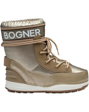 Bogner La Plagne 14 A Lace-Up Snow Boots - Natural