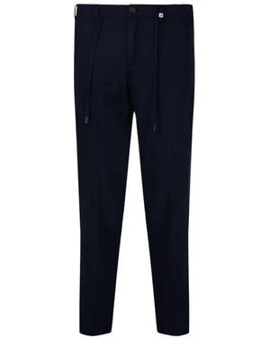 Myths Button-Fastening Pants - Blue