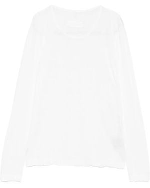 Private 0204 Long-Sleeve Top - White