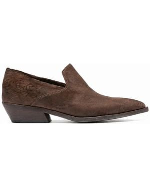 Officine Creative Noelie Dd 111 Pointed-Toe Loafers - Brown