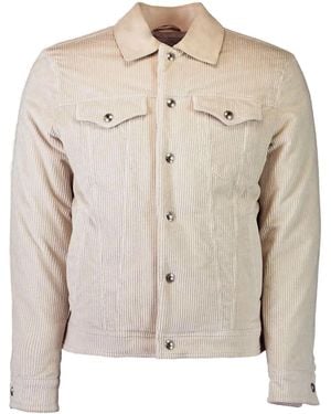 Eleventy Corduroy Jacket - Natural