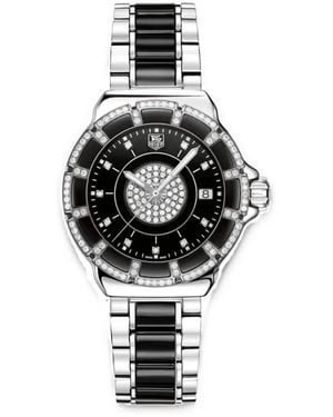 Tag Heuer Reloj Formula 1 De Mm Con Detalles De Cristal - Blanco