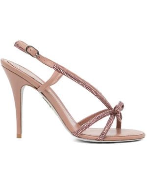 Rene Caovilla 100Mm Lynette Sandals - Pink