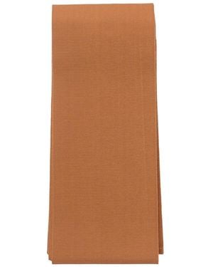 Sara Roka Grosgrain-Weave Wrap Belt - Braun