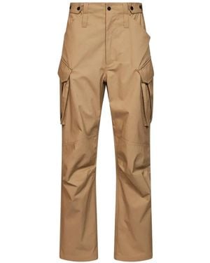 Co. Tapered-Leg Cargo Pants - Natural
