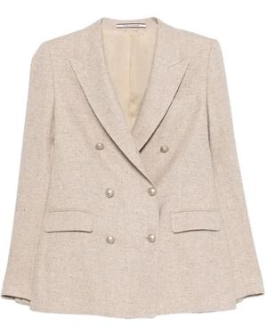 Tagliatore Double-Breasted Jacket - White