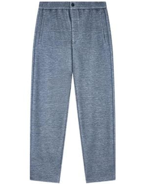Giorgio Armani Elasticated-Waist Track Trousers - Blue