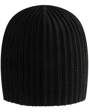 Homme Plissé Issey Miyake Penne Ribbed Beanie Hat - Black