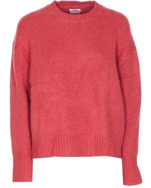 Not Shy Kasjmier Trui Met Ronde Hals - Roze