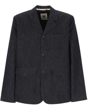 Anerkjendt Button-Fastening Denim Jacket - Black