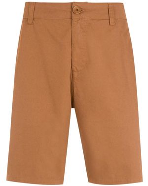 Osklen Side Pockets Shorts - Brown