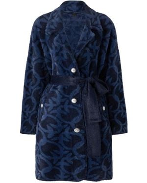 Pinko Abrigo con doble botonadura - Azul