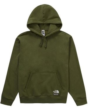 Supreme X The North Face Hand-Warmer Pouch Hoodie - Green