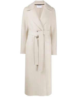 Harris Wharf London Cappotto Con Cintura - Neutro