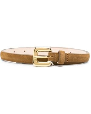 DEHANCHE Mara Suede Belt - White