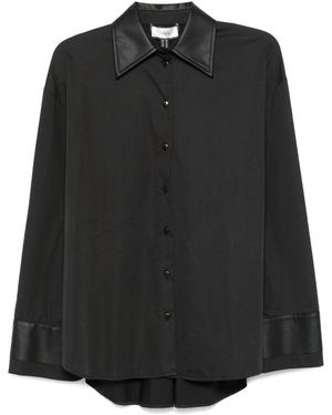 Nissa Poplin Shirt - Black