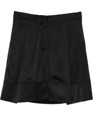 TOTEME Falda Corta Con Botones - Negro