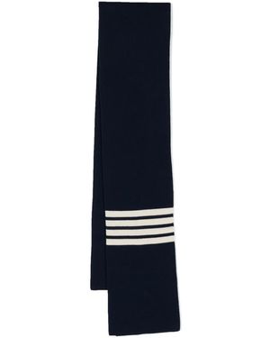 Thom Browne Bufanda a cuatro rayas - Azul