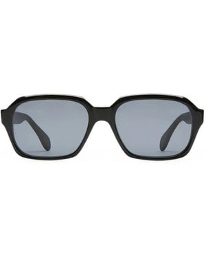 Fortela Less Sonnenbrille Mit Eckigem Gestell - Schwarz