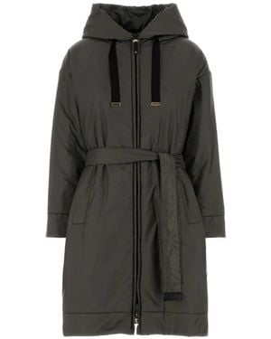 Max Mara Dioniso Belted Coat - Grey