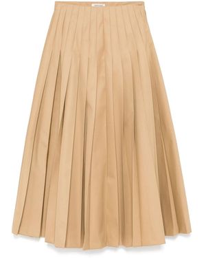 Undercover Pleated Skirt - Natural