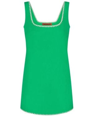 Simon Miller Sahara Embroidered Shift Mini Dress - Green