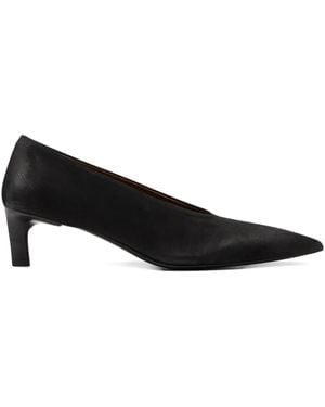 Marsèll Aculeo Pointed-Toe Leather Court Shoes - Black
