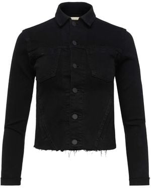 L'Agence Chaqueta Vaquera Janelle Sin Rematar - Negro