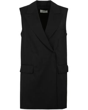 Sportmax Blazer Albero Sin Mangas - Negro