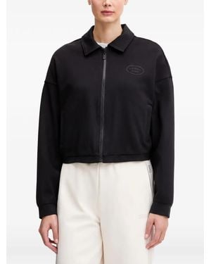 Guess Zip-Up Bomber Jacket - Black