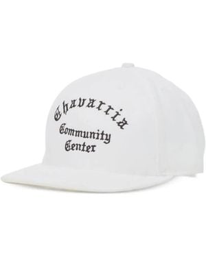 Willy Chavarria Chavarria Community Center Baseballkappe Mit Flachem Schirm Und Stickerei - Weiß