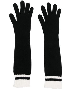 Alberta Ferretti Lange Handschuhe - Schwarz