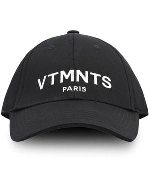 Vetements Logo Paris Baseball Cap - Black