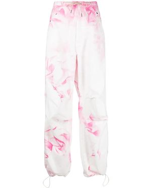 DARKPARK Tie-Dye Cargo Trousers - Pink